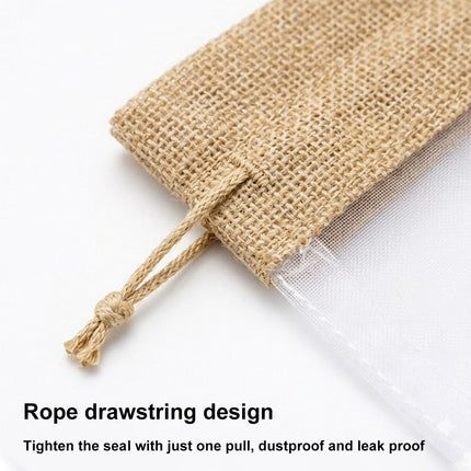 Organza Jute Drawstring Gift Bags 50pcs 10x15cm