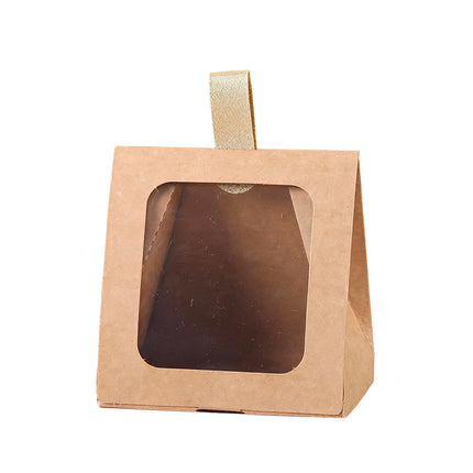 30PCS Tote Candy Gift Boxes 2 Size Clear Window for Candy Gift Packaging Use AU
