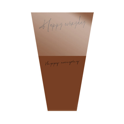 2Packs Kraft Paper Gift Bags Aesthetic Durable for Holiday Flower Gift Packaging