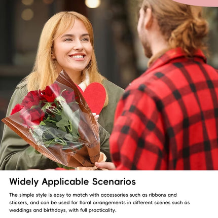 2Packs Kraft Paper Gift Bags Aesthetic Durable for Holiday Flower Gift Packaging