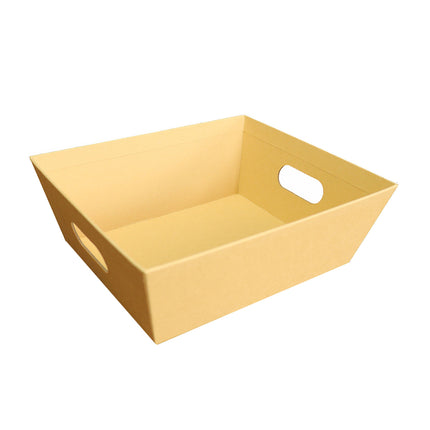 10pcs Trapezoidal Gift Boxes Open Top Beige Set for Candy Snacks Packaging