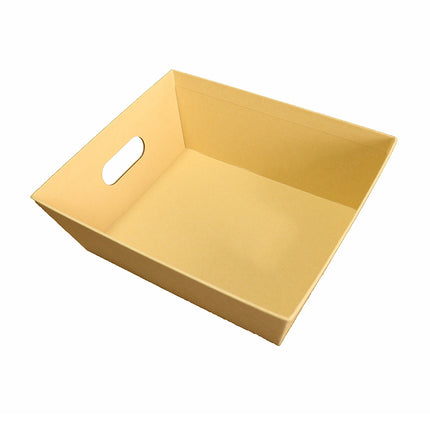 10pcs Trapezoidal Gift Boxes Open Top Beige Set for Candy Snacks Packaging