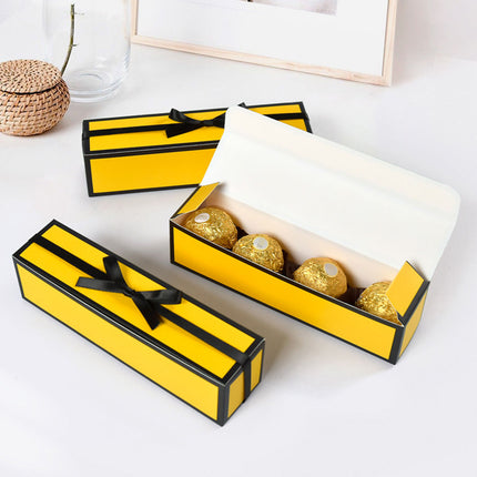 20pc Bow Ribbon Rectangle Treat Valentine Chocolate Gift Packaging Set Box Kit