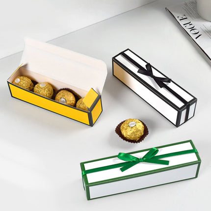 20pc Bow Ribbon Rectangle Treat Valentine Chocolate Gift Packaging Set Box Kit