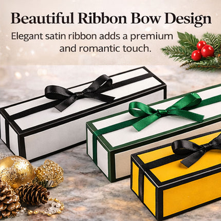 20pc Bow Ribbon Rectangle Treat Valentine Chocolate Gift Packaging Set Box Kit