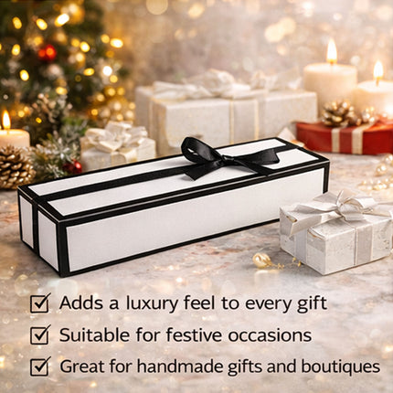 20pc Bow Ribbon Rectangle Treat Valentine Chocolate Gift Packaging Set Box Kit