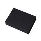 Linen Photo Storage Box 20x15x4cm Black Beige Grey