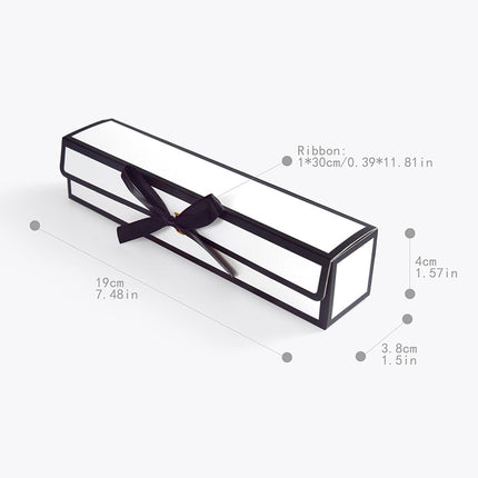 20PCS Rectangular Bow Chocolate Box Long Candy Boxes for Birthday Wedding