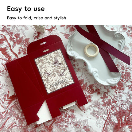 50PCS Gift Bags 3 Colours Aesthetic French Forest Theme Party Packing Bags