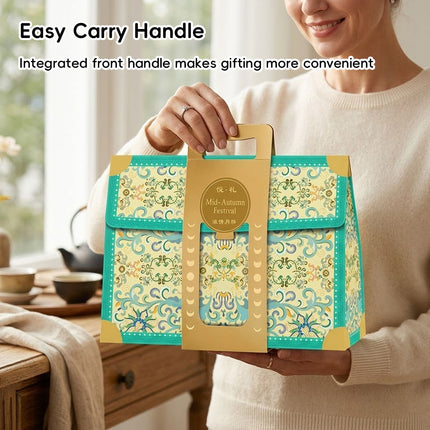 Mid Autumn Moon Cake Gift Box Sets 5 Pack 3 Colours