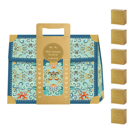 Mid Autumn Moon Cake Gift Box Sets 5 Pack 3 Colours