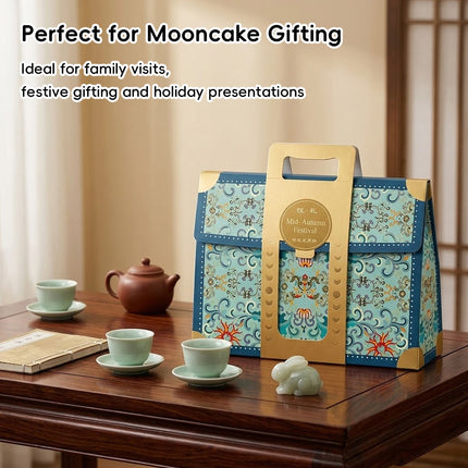 Mid Autumn Moon Cake Gift Box Sets 5 Pack 3 Colours