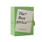 Book Style Magnetic Flip Gift Box Set with Handbag Card Ribbon for Wedding