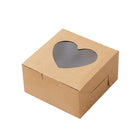 50Pcs Clear Window Dessert Cake Packaging Gift Box Bakery Treat Party Treat Box