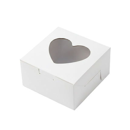 50Pcs Clear Window Dessert Cake Packaging Gift Box Bakery Treat Party Treat Box