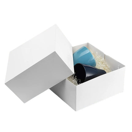 10Pcs Kraft Gift Boxes Set with Jute Rope 8x8x4 Inch Party Favour Packaging