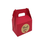 3 Packs Handheld Kraft Paper Gift Boxes with Thank-you Stickers Party Favor Use