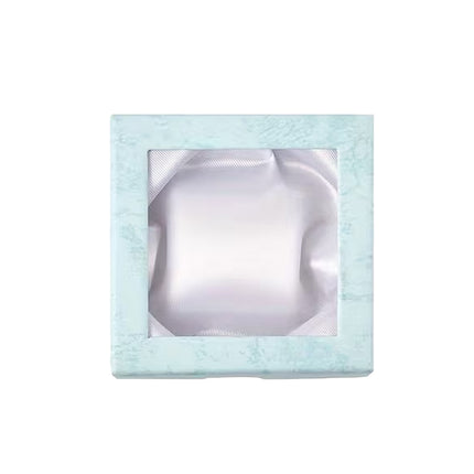 12Pcs Clear Window Jewelry Boxes Transparent Lid Display Case For Necklace Ring