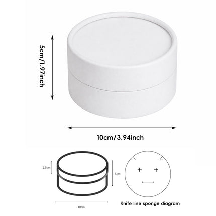 Round Velvet Lined Jewellery Gift Boxes 10 Pack