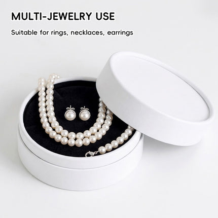 Round Velvet Lined Jewellery Gift Boxes 10 Pack