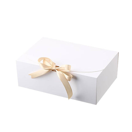20 Pcs Holiday Party Gift Boxes Festive Packaging Box Set Foldable Kraft White