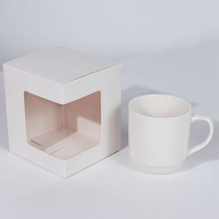 Corner Window Gift Boxes 50 Pack 3 Colours