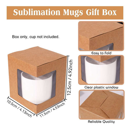 Corner Window Gift Boxes 50 Pack 3 Colours