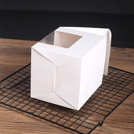 Corner Window Gift Boxes 50 Pack 3 Colours