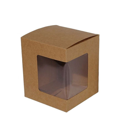 Corner Window Gift Boxes 50 Pack 3 Colours