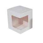 Corner Window Gift Boxes 50 Pack 3 Colours