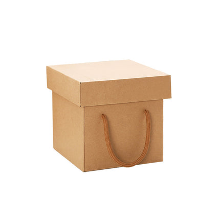 10PCS Kraft Paper Gift Box Recyclable Durable for Birthday Christmas Wedding