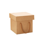 10PCS Kraft Paper Gift Box Recyclable Durable for Birthday Christmas Wedding