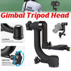 Camera Telephoto Lens Gimbal Tripod Head for Outdoor Wildlife Sports Photography