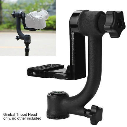 Camera Telephoto Lens Gimbal Tripod Head for Outdoor Wildlife Sports Photography