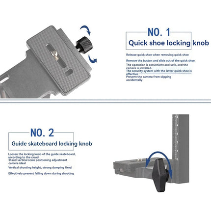 Camera Telephoto Lens Gimbal Tripod Head for Outdoor Wildlife Sports Photography