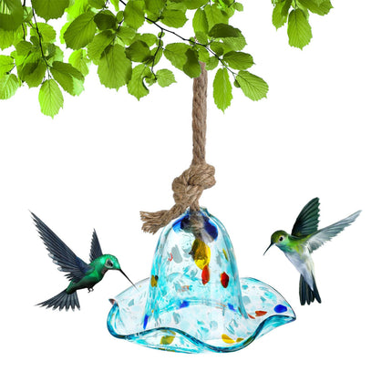 Plastic Bird Feeder Hanging Garden Decor for Outdoor Yard Patio