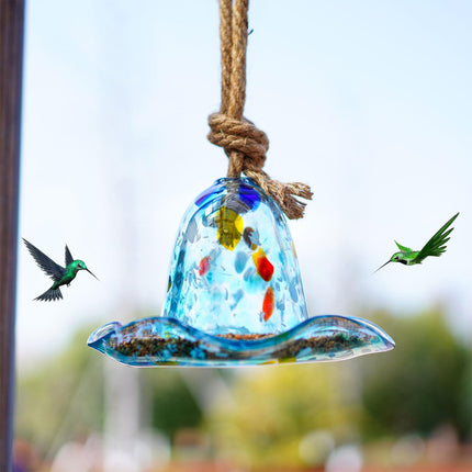 Plastic Bird Feeder Hanging Garden Decor for Outdoor Yard Patio
