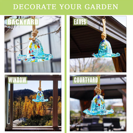 Plastic Bird Feeder Hanging Garden Decor for Outdoor Yard Patio