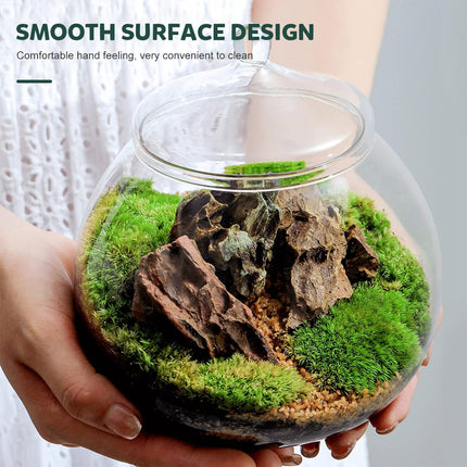 Mini Micro Landscape Eco Glass Bottle Terrarium Desktop Garden Made Nature Gift