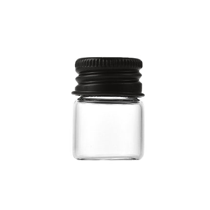 Portable Mini Glass Jars With Lids 50Pcs For Spice Tea Storage Leak Proof Design