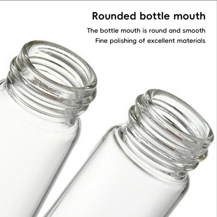 Portable Mini Glass Jars With Lids 50Pcs For Spice Tea Storage Leak Proof Design