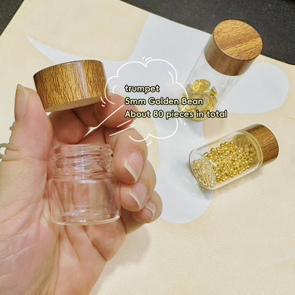 Mini Glass Storage Jars with Lids 6pcs Clear Bottles 3cm 3 5 7cm Option