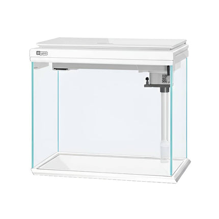 Ultra White Glass Smart Fish Tank Integrated Filter LED Temperature Display