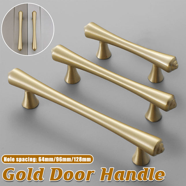 Wardrobe Pure Copper Handle Light Luxury Gold Modern Cabinet Drawer Door Pull