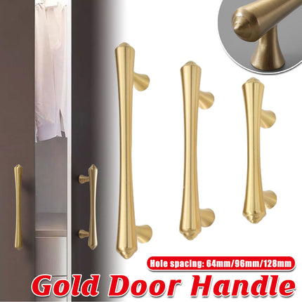 Wardrobe Pure Copper Handle Light Luxury Gold Modern Cabinet Drawer Door Pull