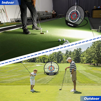 Golf Chipping Net Practice Training Net Portable Target Pop Up Net for Outdoor