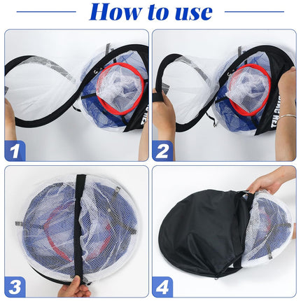 Golf Chipping Net Practice Training Net Portable Target Pop Up Net for Outdoor