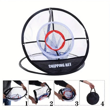 Golf Chipping Net Practice Training Net Portable Target Pop Up Net for Outdoor