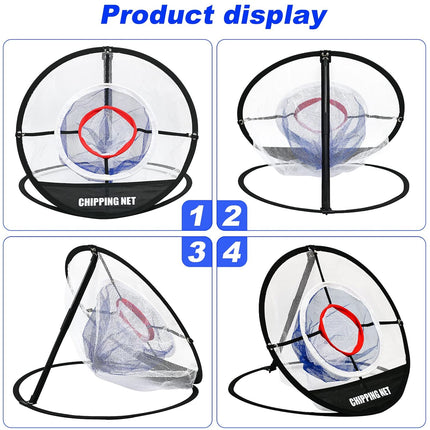 Golf Chipping Net Practice Training Net Portable Target Pop Up Net for Outdoor