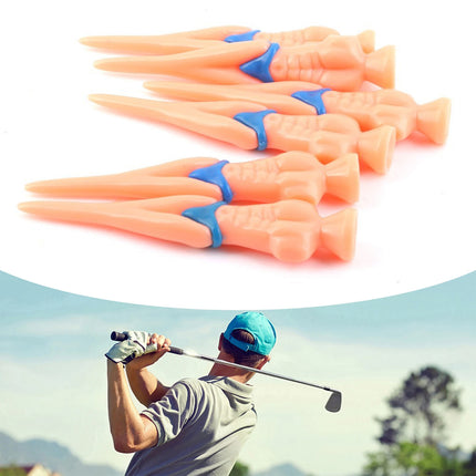 Novelty Muscle Figure Golf Tees 25PCS Plastic Durable Ball Holders for Casual Play